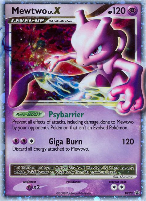 mewtwo lv x promo.